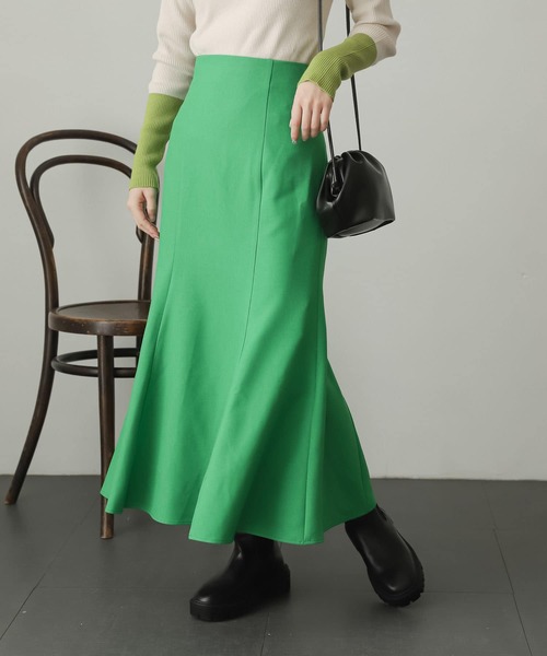 SENSE OF PLACE by URBAN RESEARCH スカート ウールライクマーメイド