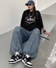 ジーンズ デニムカーゴパンツ_ユニセックス メンズ レディース