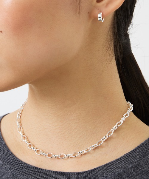 quip queint チョーカー 「quip queint」oval chain choker SV