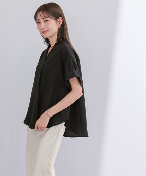 fuko様 リクエスト 2点 まとめ商品【美品】スキッパーリネンライクブラウス UNITED TOKYO（ユナイテッドトウキョウ）の「スキッパーリネン