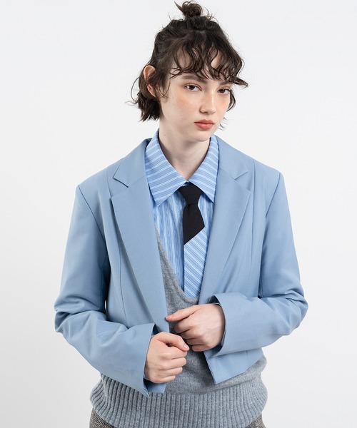 【Phase Eight】UK発 Leanna クロップド ノーカラー ジャケット Phase Eight】UK発 Leanna クロップド ノーカラー ジャケット