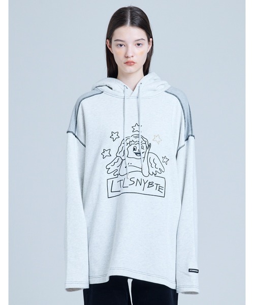 パーカー /Little sunny bite/angel stitch hoodie レディース メンズ Little sunny bite パーカー 「Little bite」angel stitch