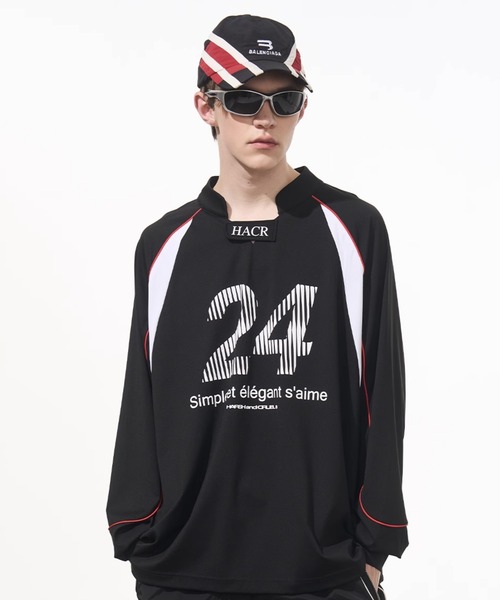 HARSH AND CRUEL（ハーシュアンドクルーエル） tシャツ フットボール 