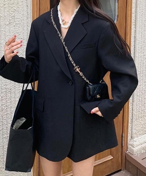 SHEENA（シーナ） ジャケット テーラードジャケット ルーズシルエット