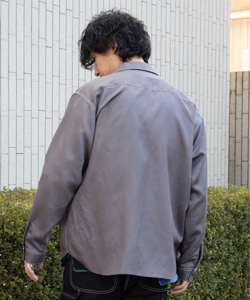 独特な UNIVERSAL OVERALL 長袖シャツ / オープンカラーシャツ シャツ トップス