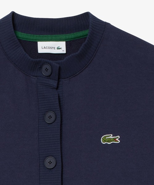 LACOSTE カーディガン ドルマンスリーブクルーネックスウェット
