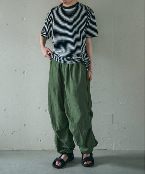 MAISON CLUB パンツ 「MAISON CLUB」ナイロンワッシャー裏