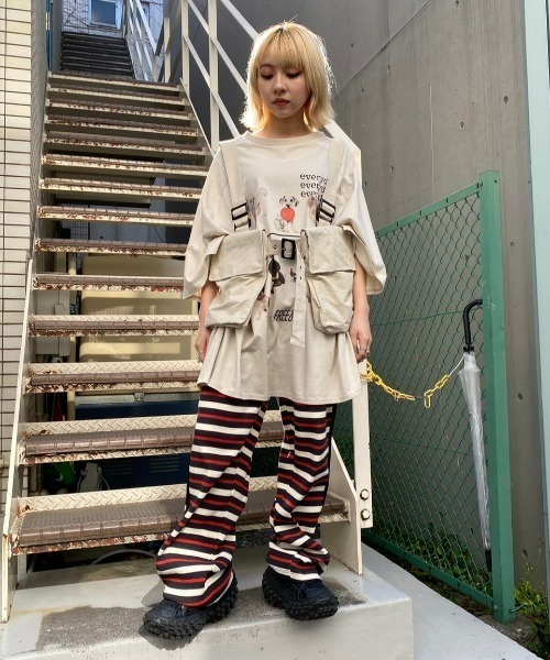 Candy Stripper（キャンディーストリッパー） パンツ MULTI BORDER