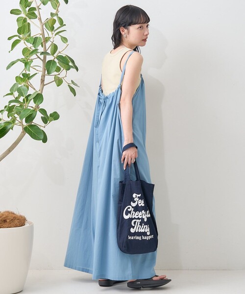 gajess  リブタンクトップ　ネイビー Rib Tanktop | Gajess