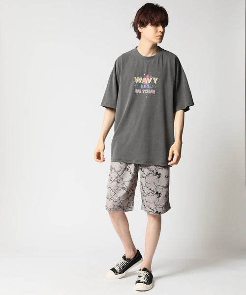 古着 ケミカルウォッシュ UFO プリント Tee B03_3791_1d63c67a-de39-487c-