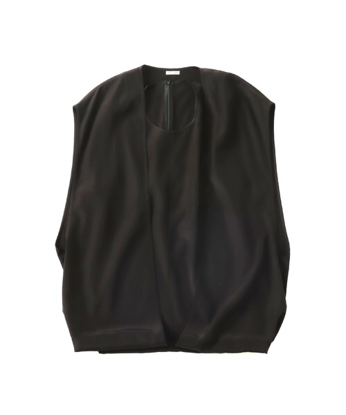 ブラウス シャツ leyered neck balloon hem pull(レイヤードネックバルーンヘムブラウス) レディース