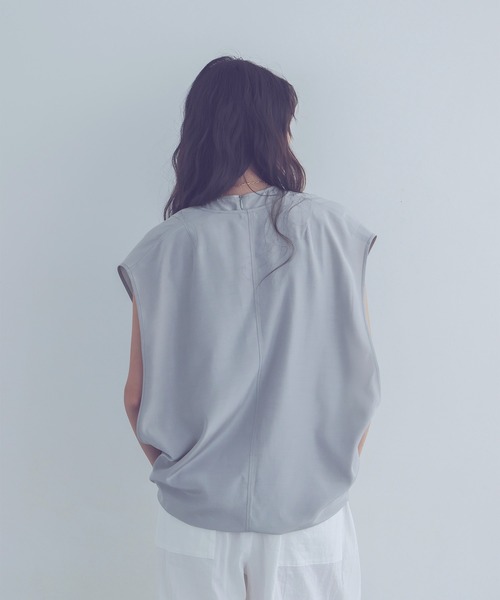 ブラウス シャツ leyered neck balloon hem pull(レイヤードネックバルーンヘムブラウス) レディース DRESSLAVE ブラウス シャツ leyered neck balloon hem pull