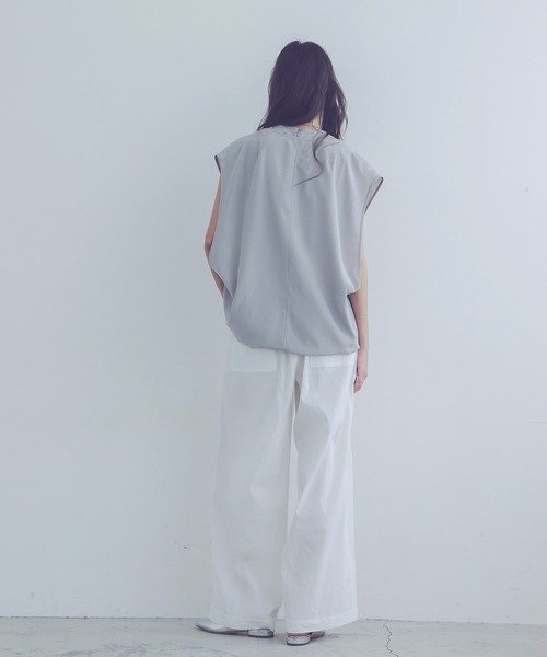 ブラウス シャツ leyered neck balloon hem pull(レイヤードネックバルーンヘムブラウス) レディース DRESSLAVE ブラウス シャツ leyered neck balloon hem pull