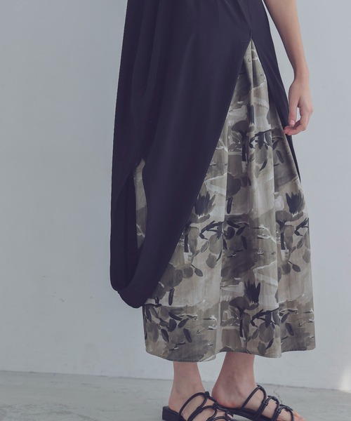 ブラウス シャツ leyered neck balloon hem pull(レイヤードネックバルーンヘムブラウス) レディース DRESSLAVE ブラウス シャツ leyered neck balloon hem pull