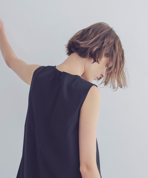 ブラウス シャツ leyered neck balloon hem pull(レイヤードネックバルーンヘムブラウス) レディース DRESSLAVE ブラウス シャツ leyered neck balloon hem pull