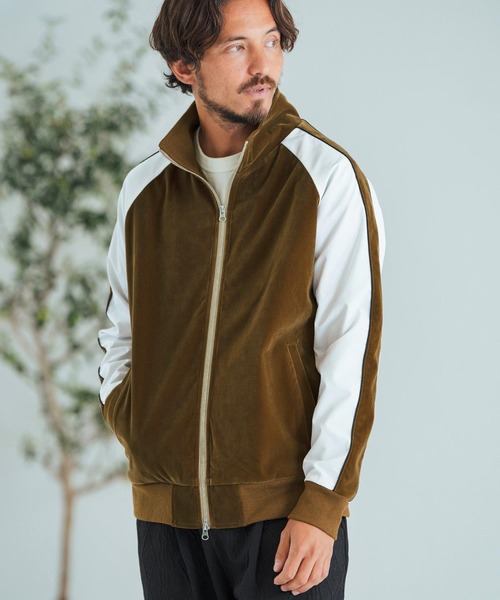 Magine（マージン） スカジャン mj10059-Sleeve Line Velor Stand