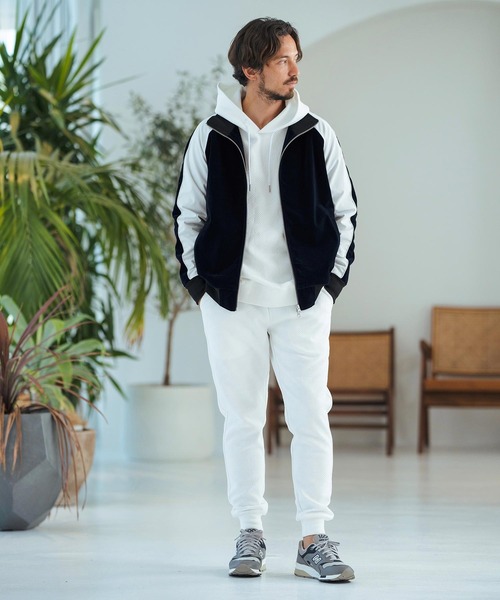 Magine（マージン） スカジャン mj10059-Sleeve Line Velor Stand