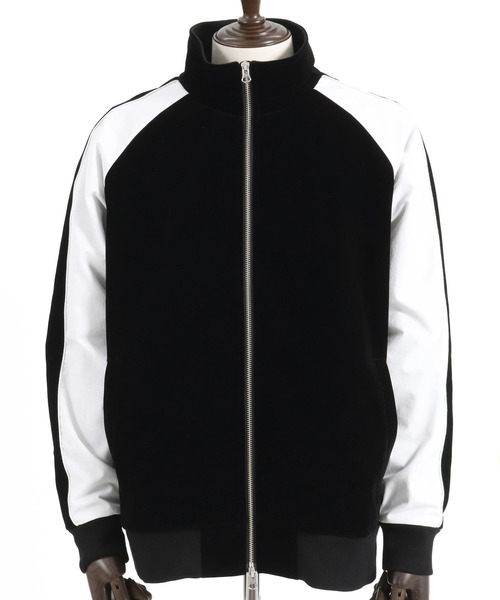 Magine（マージン） スカジャン mj10059-Sleeve Line Velor Stand