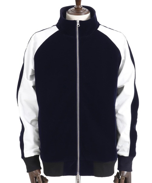 Magine（マージン） スカジャン mj10059-Sleeve Line Velor Stand