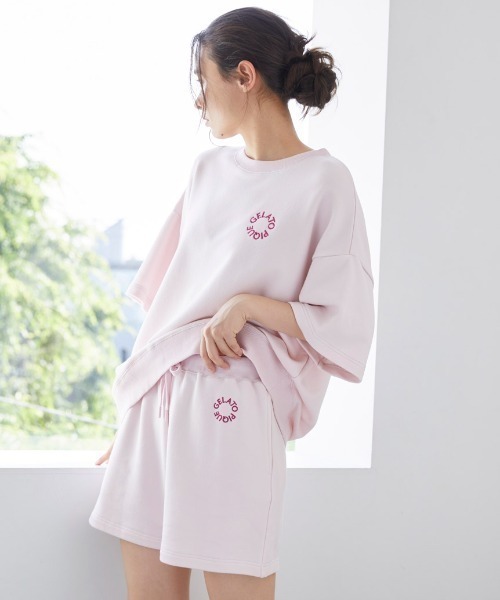 レディース エレガントな花柄服 シルクパジャマ 前開き お花の刺繍が