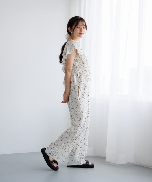 flower（ファッション） サロペット オーバーオール パピヨン