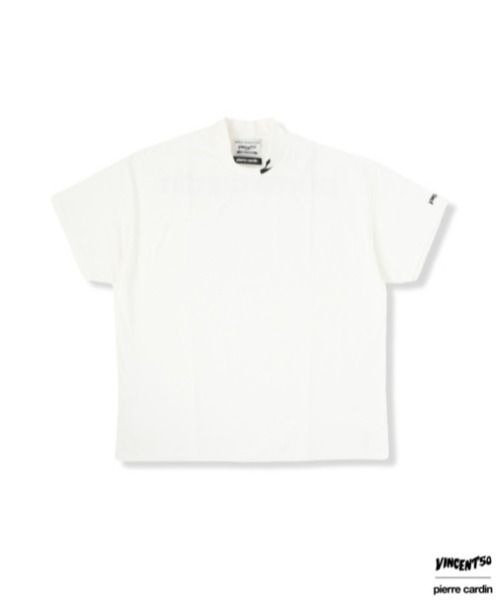 Port tシャツ VINCENT50 PierreBACK LOGO MOCK NECK / バンソン