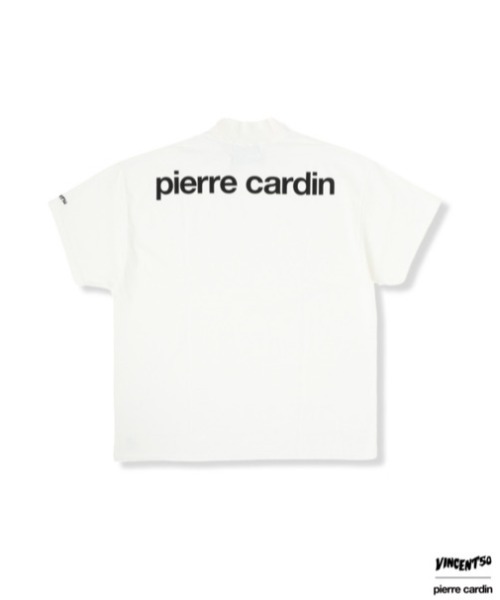 tシャツ VINCENT50　PierreBACK LOGO MOCK NECK / バンソンサンカント ピエール バックプリントモックネック レディ Port tシャツ VINCENT50 PierreBACK LOGO MOCK NECK / バンソン
