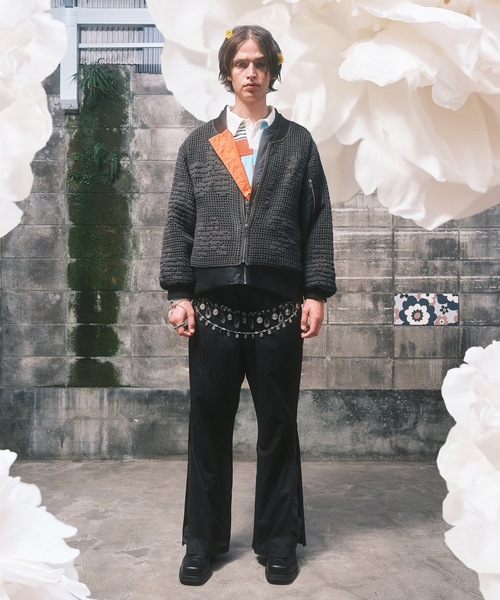 amok（アモク） スラックス LAYERED PANTS メンズ レディース