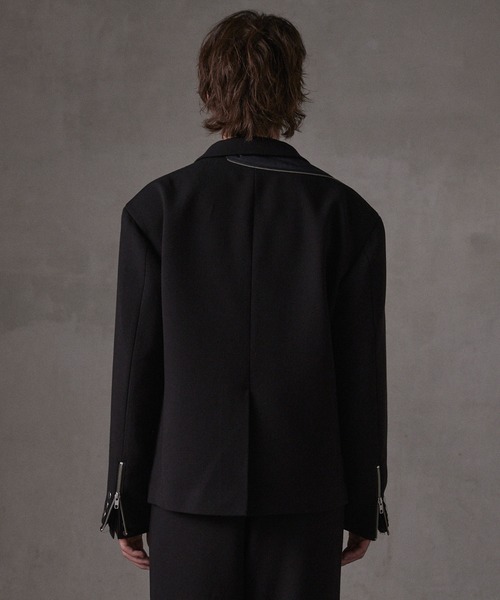 【GRANCY】完売テーラードジャケット GRANCY】Reverse LayeredDesign TailoredJacket / リバース