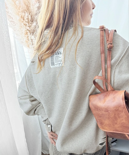 Java トレーナー スウェット 「Javaジャバコラボ」大人のこなれ感