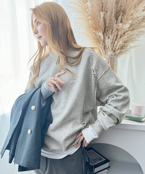 megutiaraDeuxieme Classe購入SCRAP スウェット Deuxieme Classe（ドゥーズィエムクラス）の「SCRAP スウェット
