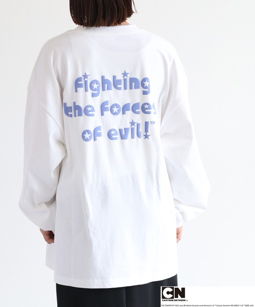 cepo tシャツ 「パワーパフガールズ」ビッグシルエットロング