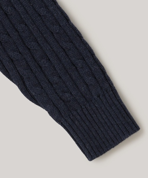 売れ筋商品|||トミー ヒルフィガー ニット&セーター レディース アウター CABLE SLIM - Jumper - dark night navy/ivory TOMMY HILFIGER セーター ニット ケーブルフラッグセーター