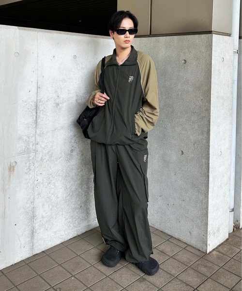 ブルゾン アウター ラグランナイロンジャケット「SETUP着用可能