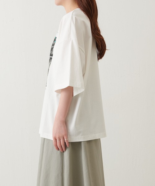 COLLAGE GALLARDAGALANTE」 半袖Tシャツ FREE ベージュ レディース 
