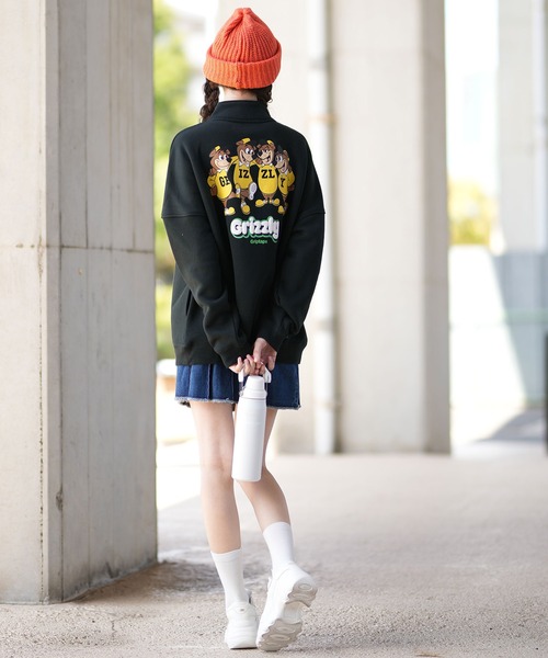 GRIZZLY トレーナー スウェット GRIZZLY/グリズリー ハーフ
