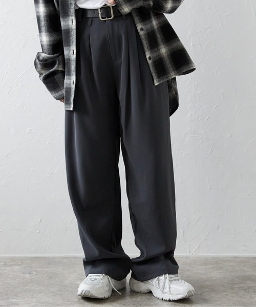 ap retro パンツ ベルト付きトラウザーパンツ レディース : ZOZOTOWN
