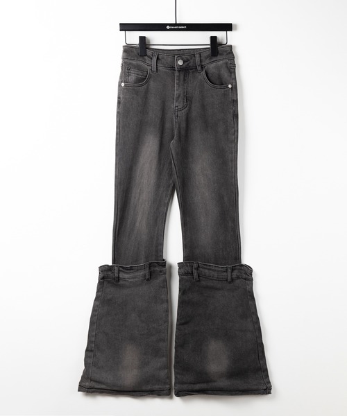me+em select ジーンズ デニム デニムパンツ 「 3size 」レッグ