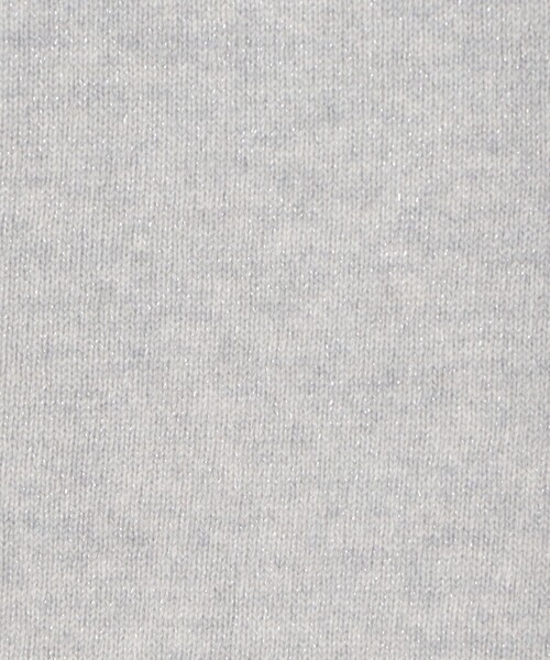 【新品未使用】GALERIE VIE グレー/イエロー 長袖　カシミヤセーター GALERIE VIE（ギャルリー ヴィー）の「カシミヤコットン ビルドネック