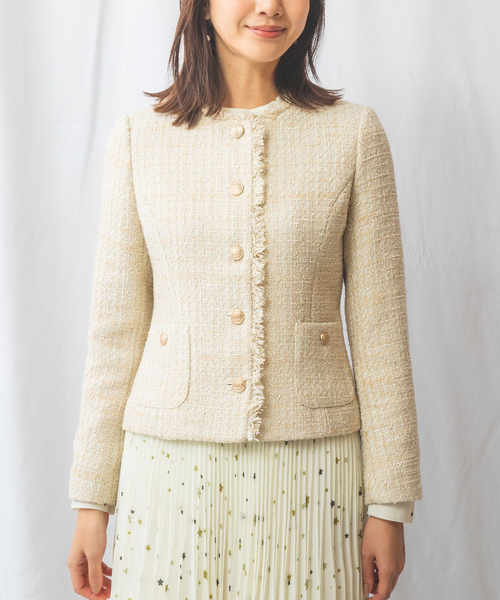 NARACAMICIE（ナラカミーチェ） ジャケット ノーカラージャケット