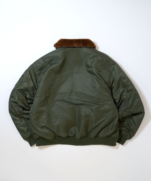 ma1 ma-1 Vintage-like heavy nylon twill B-15 flight jacket