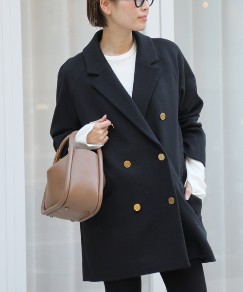 Deuxieme Classe（ドゥーズィエムクラス） ピーコート FREE ネイビー