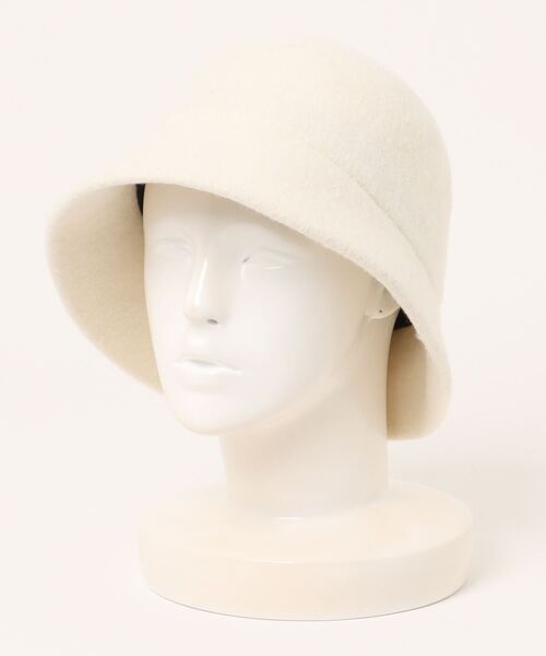 ORIENT MILLINERY 帽子 ハット WOOL BLEND BASQUE CLOCHE HAT