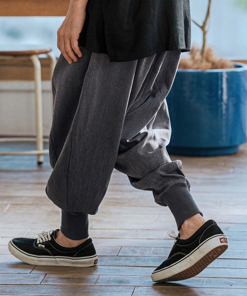 CAMBIO パンツ mp13115-Slacks Fabric Sarrouel Pants サルエル
