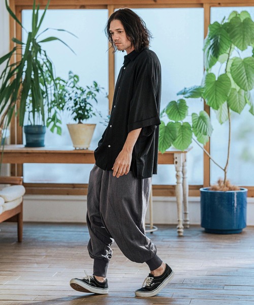 GOOD GRIEF! Sarrouel Pants〈サルエルパンツ〉 CAMBIO パンツ mp13115-Slacks Fabric Sarrouel Pants サルエル