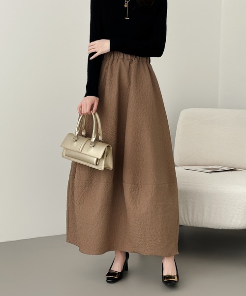 ABITOKYO（アビトーキョー） スカート ふくれジャガードバルーン