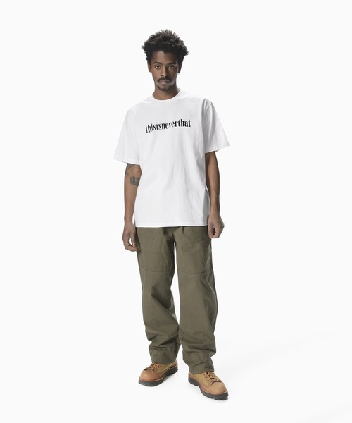 ★thisisneverthat★Onyx Logo Tee★大人気★ thisisneverthat Onyx Logo Tee | Heather Grey