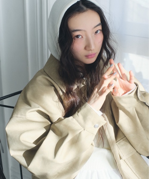 Heather（ヘザー） ニット セーター ニットZIPフーディ 322184