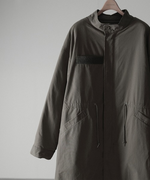 「RUUBON」 モッズコート S ネイビー メンズ_画像2