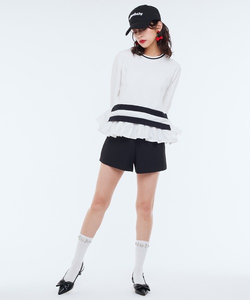 【Narcissus】シンプルショートパンツ Narcissus パンツ 「Narcissus」シンプルショートパンツ